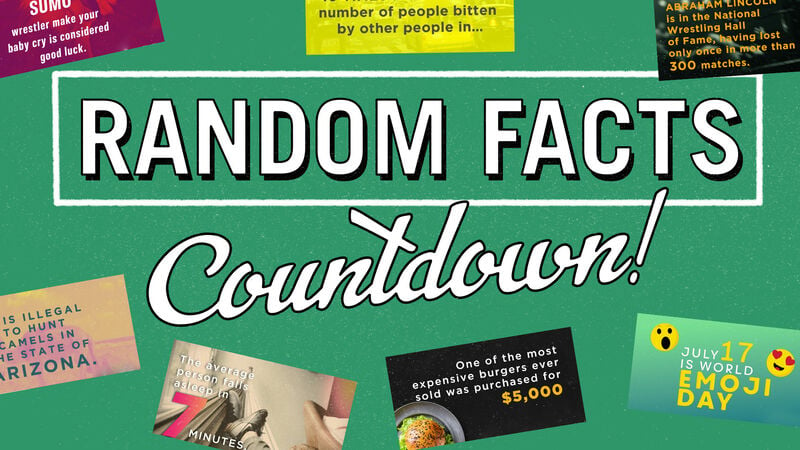 Random Facts 5-Min Countdown Video